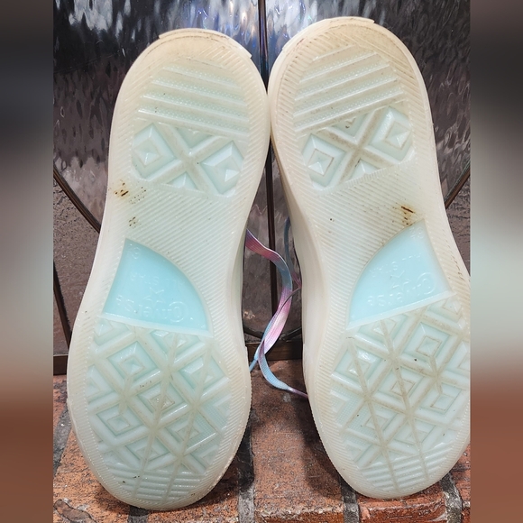 Iridescent Converse High Tops - Picture 8 of 8